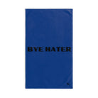 BYE Hater Fun Blue | Gifts for Boyfriend, Funny Towel Romantic Gift for Wedding Couple Fiance First Year Anniversary Valentines, Party Gag Gifts, Joke Humor Cloth for Husband Men BF NECTAR NAPKINS