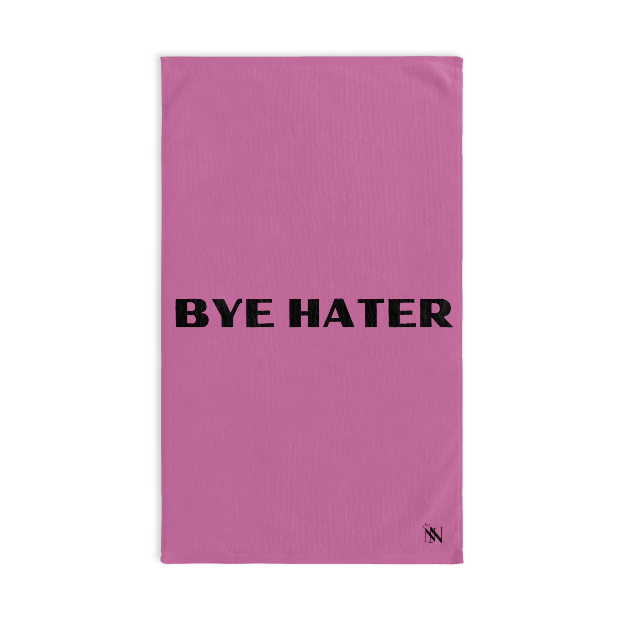 BYE Hater Fun Pink | Novelty Gifts for Boyfriend, Funny Towel Romantic Gift for Wedding Couple Fiance First Year Anniversary Valentines, Party Gag Gifts, Joke Humor Cloth for Husband Men BF NECTAR NAPKINS