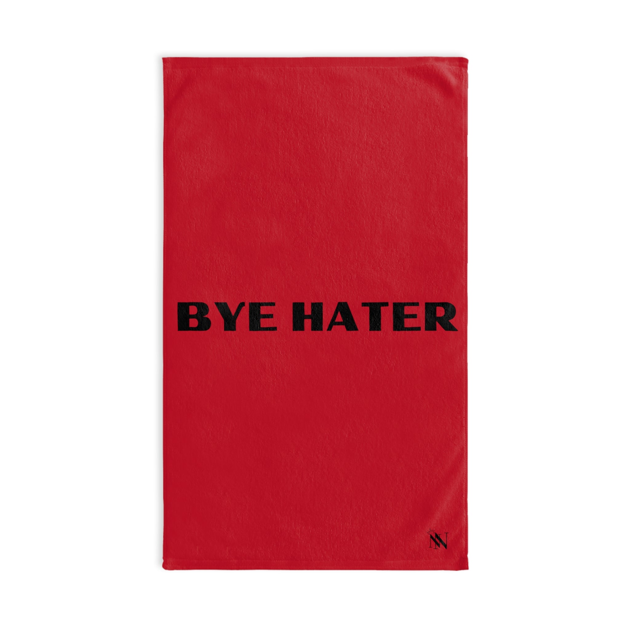 BYE Hater Fun Red | Sexy Gifts for Boyfriend, Funny Towel Romantic Gift for Wedding Couple Fiance First Year 2nd Anniversary Valentines, Party Gag Gifts, Joke Humor Cloth for Husband Men BF NECTAR NAPKINS