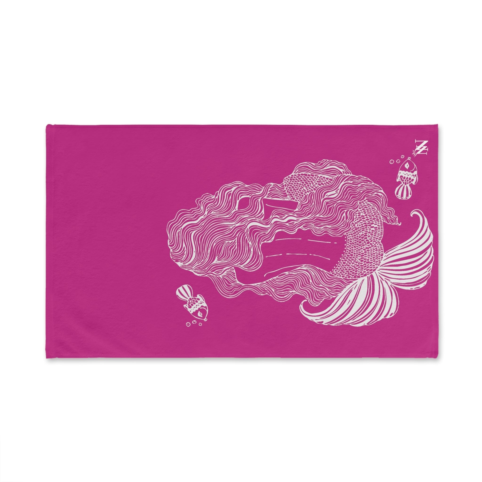 Back Mermaid SeaFuscia | Funny Gifts for Men - Gifts for Him - Birthday Gifts for Men, Him, Husband, Boyfriend, New Couple Gifts, Fathers & Valentines Day Gifts, Hand Towels NECTAR NAPKINS