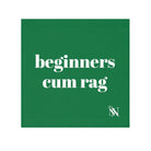 Beginner Cum Rag 2 | Gifts for Boyfriend, Funny Towel Romantic Gift for Wedding Couple Fiance First Year Anniversary Valentines, Party Gag Gifts, Joke Humor Cloth for Husband Men BF NECTAR NAPKINS