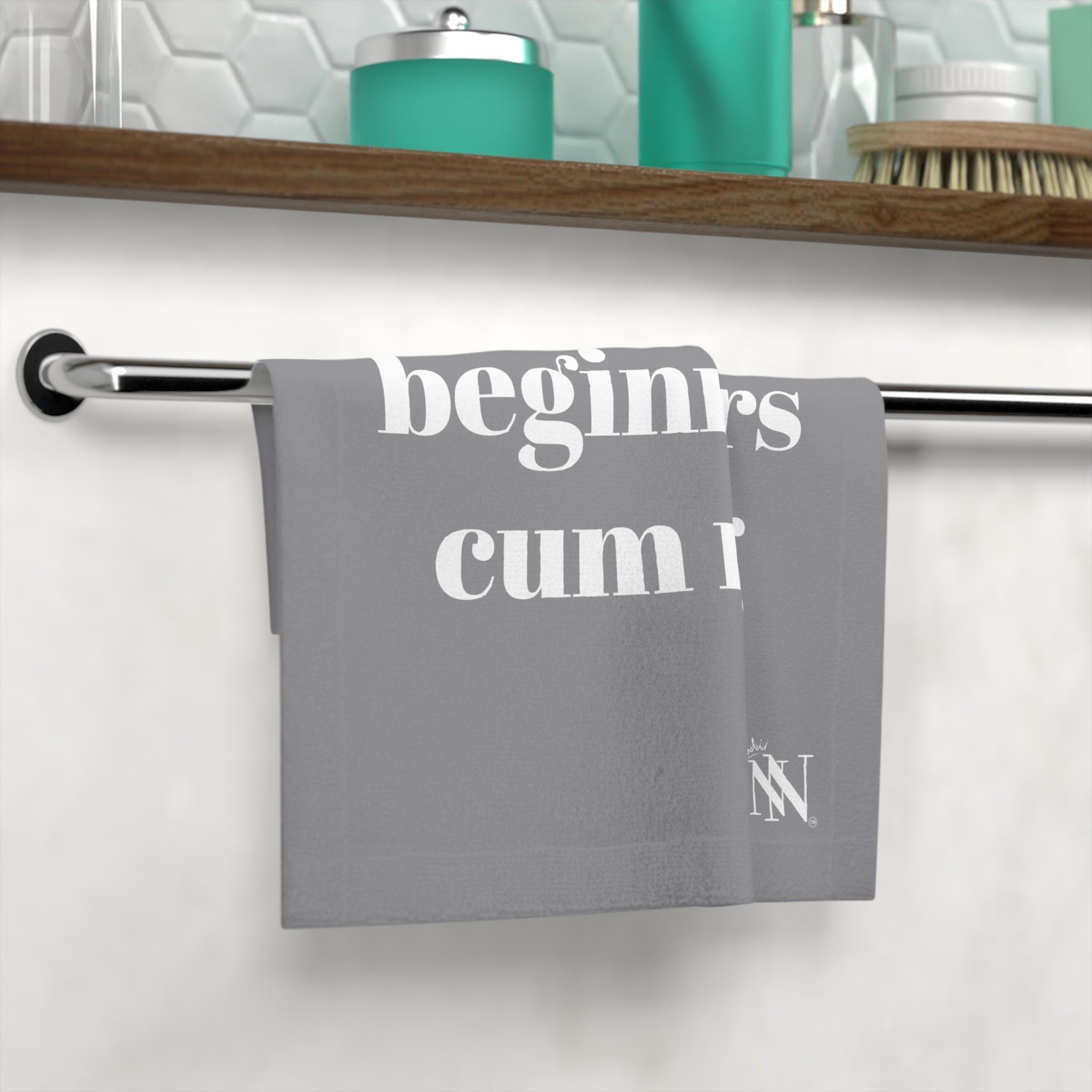 Beginner Cum Rag 2 | Gifts for Boyfriend, Funny Towel Romantic Gift for Wedding Couple Fiance First Year Anniversary Valentines, Party Gag Gifts, Joke Humor Cloth for Husband Men BF NECTAR NAPKINS