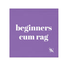 Beginner Cum Rag 2 | Novelty Gifts for Boyfriend, Funny Towel Romantic Gift for Wedding Couple Fiance First Year Anniversary Valentines, Party Gag Gifts, Joke Humor Cloth NECTAR NAPKINS