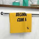 Beginner Cum Rag | Gifts for Boyfriend, Funny Towel Romantic Gift for Wedding Couple Fiance First Year Anniversary Valentines, Party Gag Gifts, Joke Humor Cloth for Husband Men BF NECTAR NAPKINS