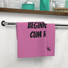 Beginner Cum Rag | Gifts for Boyfriend, Funny Towel Romantic Gift for Wedding Couple Fiance First Year Anniversary Valentines, Party Gag Gifts, Joke Humor Cloth for Husband Men BF NECTAR NAPKINS