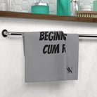 Beginner Cum Rag | Gifts for Boyfriend, Funny Towel Romantic Gift for Wedding Couple Fiance First Year Anniversary Valentines, Party Gag Gifts, Joke Humor Cloth for Husband Men BF NECTAR NAPKINS