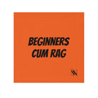 Beginner Cum Rag | Gifts for Boyfriend, Funny Towel Romantic Gift for Wedding Couple Fiance First Year Anniversary Valentines, Party Gag Gifts, Joke Humor Cloth for Husband Men BF NECTAR NAPKINS