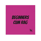 Beginner Cum Rag | Gifts for Boyfriend, Funny Towel Romantic Gift for Wedding Couple Fiance First Year Anniversary Valentines, Party Gag Gifts, Joke Humor Cloth for Husband Men BF NECTAR NAPKINS