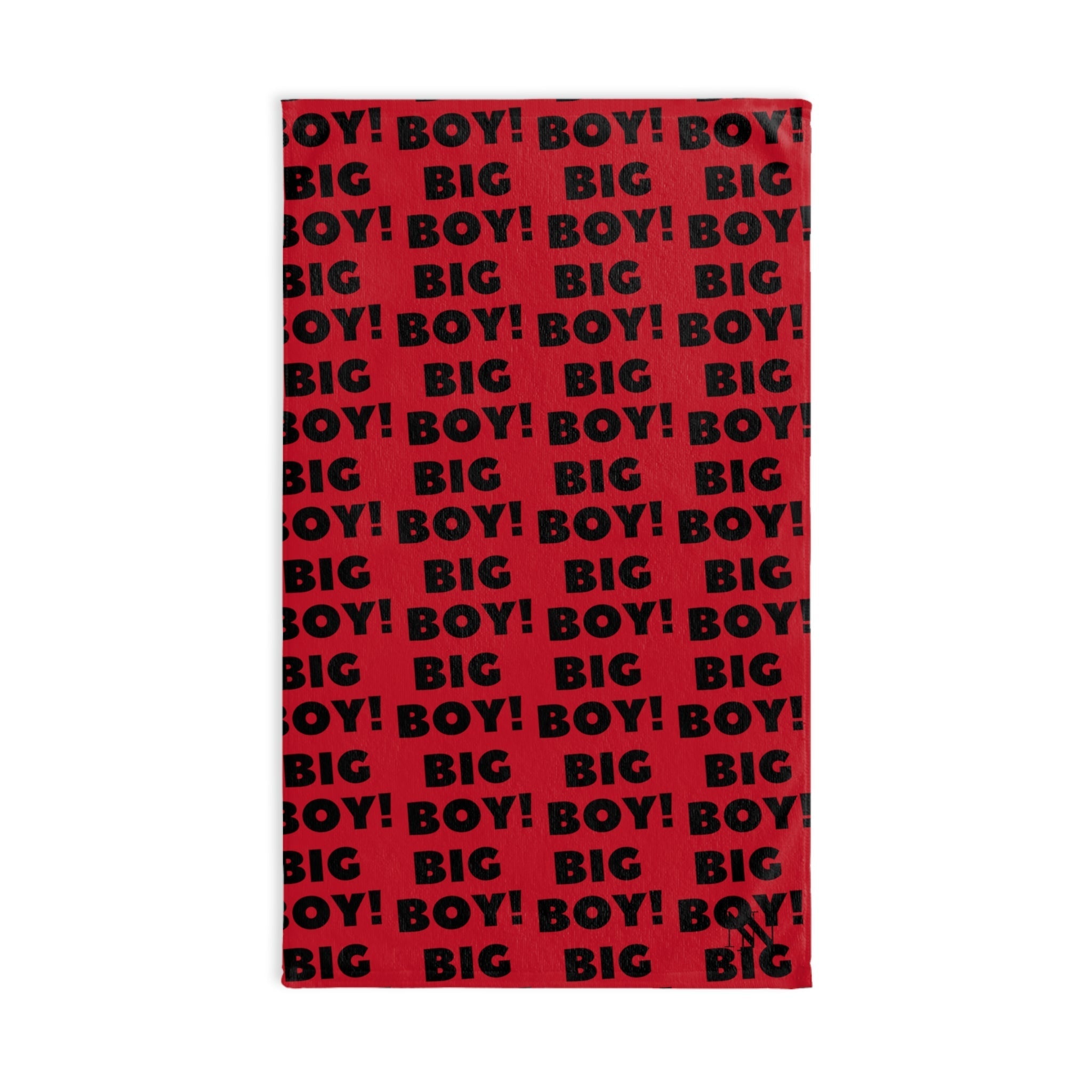 Big Boy Pattern Red | Sexy Gifts for Boyfriend, Funny Towel Romantic Gift for Wedding Couple Fiance First Year 2nd Anniversary Valentines, Party Gag Gifts, Joke Humor Cloth for Husband Men BF NECTAR NAPKINS