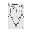 Bikini Outline Black White | Funny Gifts for Men - Gifts for Him - Birthday Gifts for Men, Him, Her, Husband, Boyfriend, Girlfriend, New Couple Gifts, Fathers & Valentines Day Gifts, Christmas Gifts NECTAR NAPKINS
