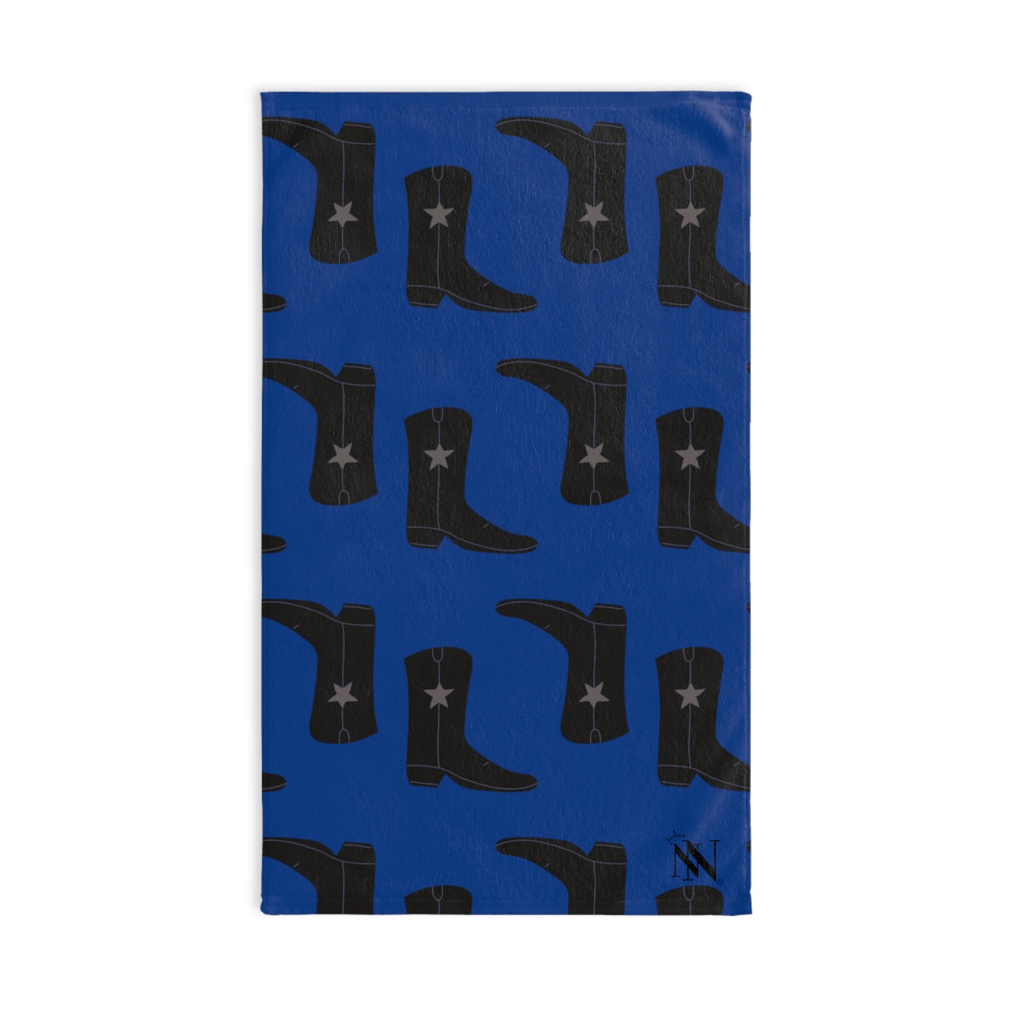 Black Boot Pattern Blue | Gifts for Boyfriend, Funny Towel Romantic Gift for Wedding Couple Fiance First Year Anniversary Valentines, Party Gag Gifts, Joke Humor Cloth for Husband Men BF NECTAR NAPKINS