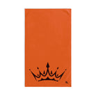 Black Crown Orange | Funny Gifts for Men - Gifts for Him - Birthday Gifts for Men, Him, Husband, Boyfriend, New Couple Gifts, Fathers & Valentines Day Gifts, Hand Towels NECTAR NAPKINS
