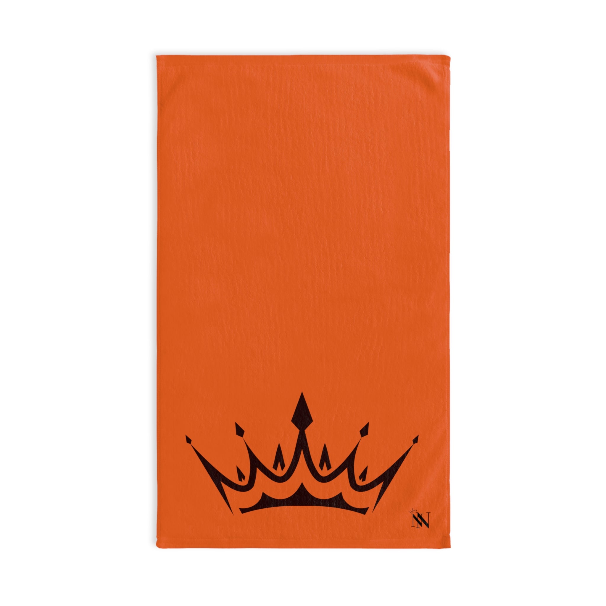Black Crown Orange | Funny Gifts for Men - Gifts for Him - Birthday Gifts for Men, Him, Husband, Boyfriend, New Couple Gifts, Fathers & Valentines Day Gifts, Hand Towels NECTAR NAPKINS