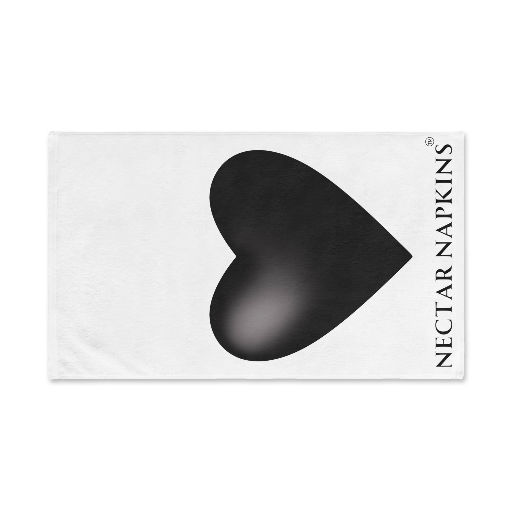 Black Heart White | Funny Gifts for Men - Gifts for Him - Birthday Gifts for Men, Him, Her, Husband, Boyfriend, Girlfriend, New Couple Gifts, Fathers & Valentines Day Gifts, Christmas Gifts NECTAR NAPKINS