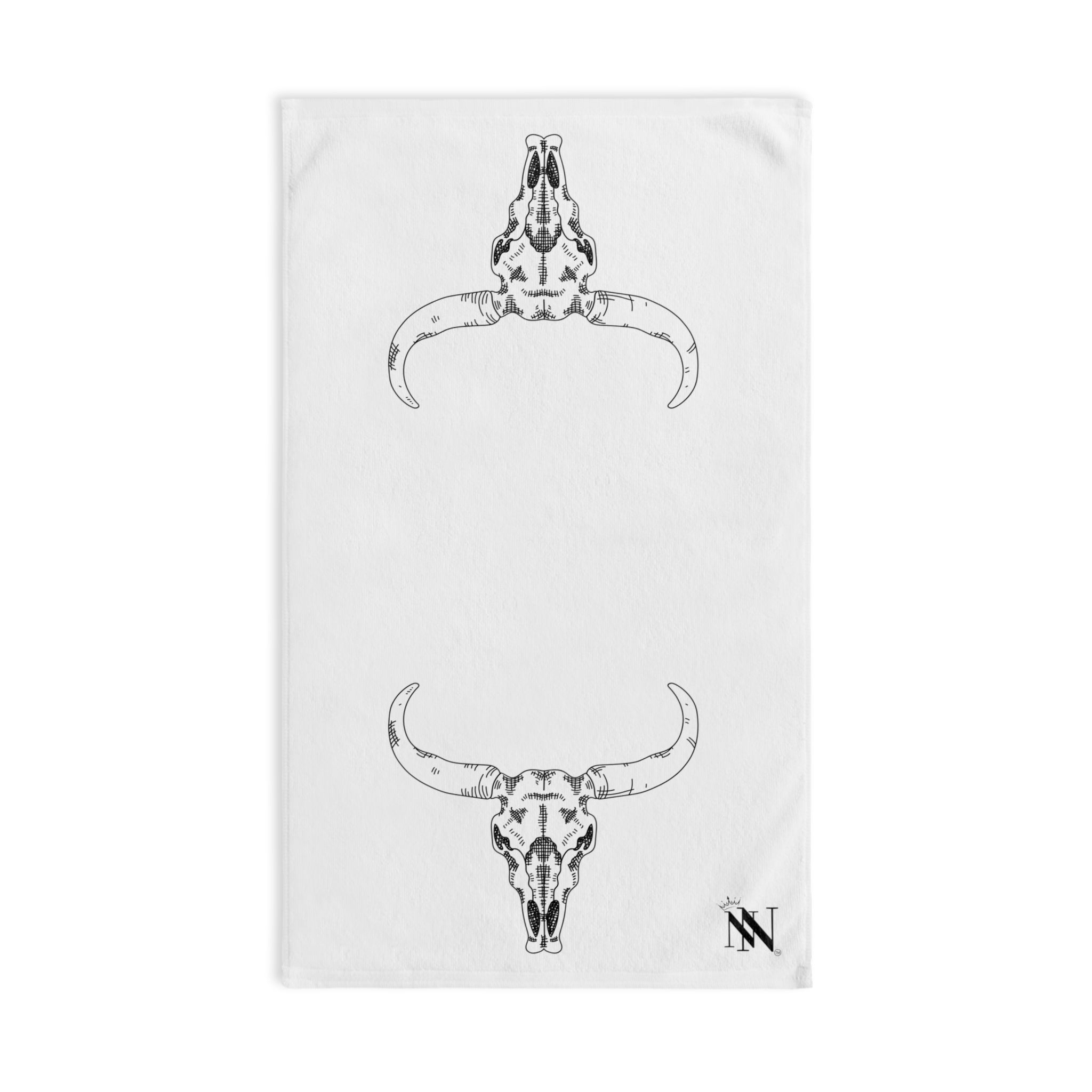 Black Mr Mrs Cow Skull White | Funny Gifts for Men - Gifts for Him - Birthday Gifts for Men, Him, Her, Husband, Boyfriend, Girlfriend, New Couple Gifts, Fathers & Valentines Day Gifts, Christmas Gifts NECTAR NAPKINS