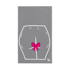 Bottom Bow White Bowed Grey | Anniversary Wedding, Christmas, Valentines Day, Birthday Gifts for Him, Her, Romantic Gifts for Wife, Girlfriend, Couples Gifts for Boyfriend, Husband NECTAR NAPKINS