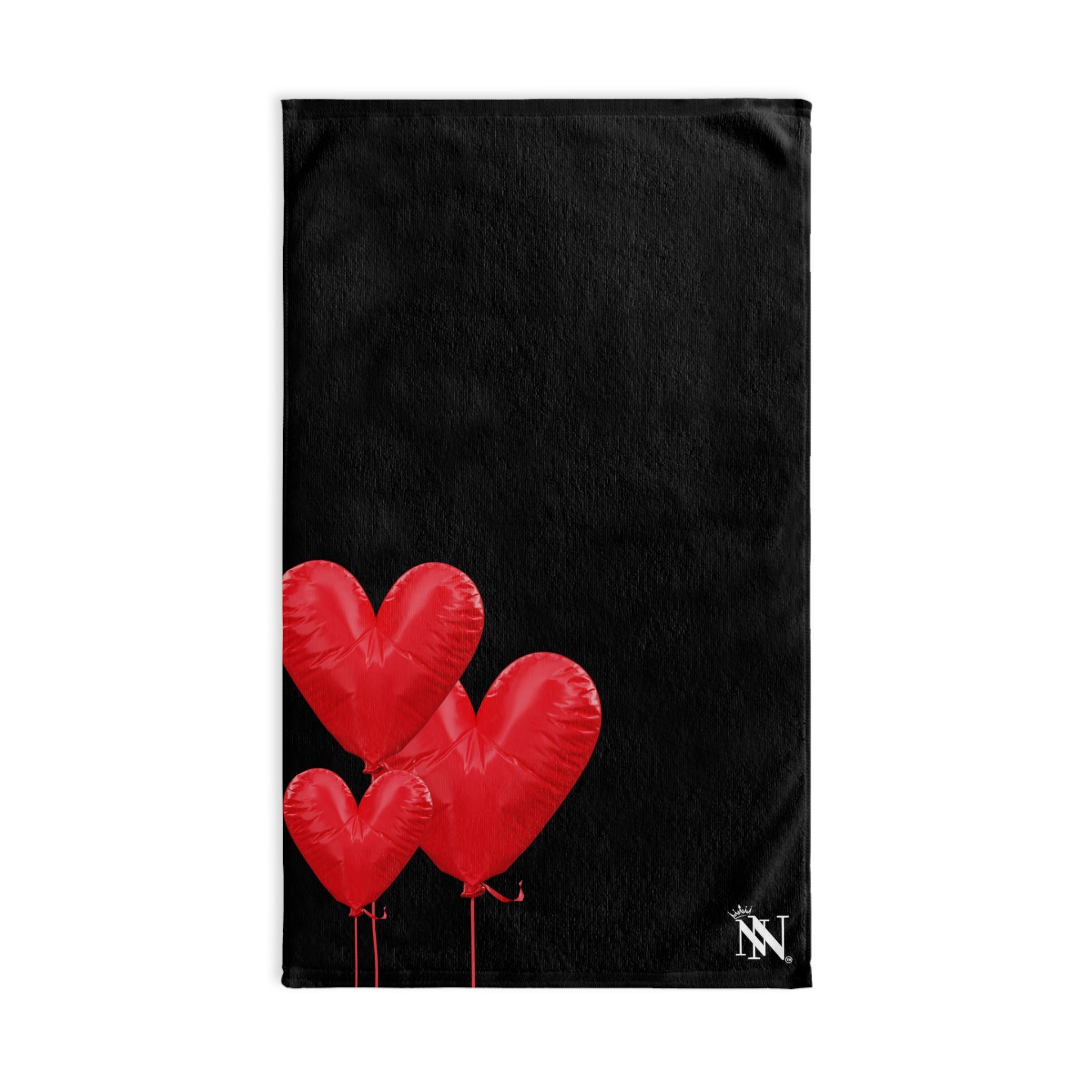 Bouquet Red Heart Black | Sexy Gifts for Boyfriend, Funny Towel Romantic Gift for Wedding Couple Fiance First Year 2nd Anniversary Valentines, Party Gag Gifts, Joke Humor Cloth for Husband Men BF NECTAR NAPKINS