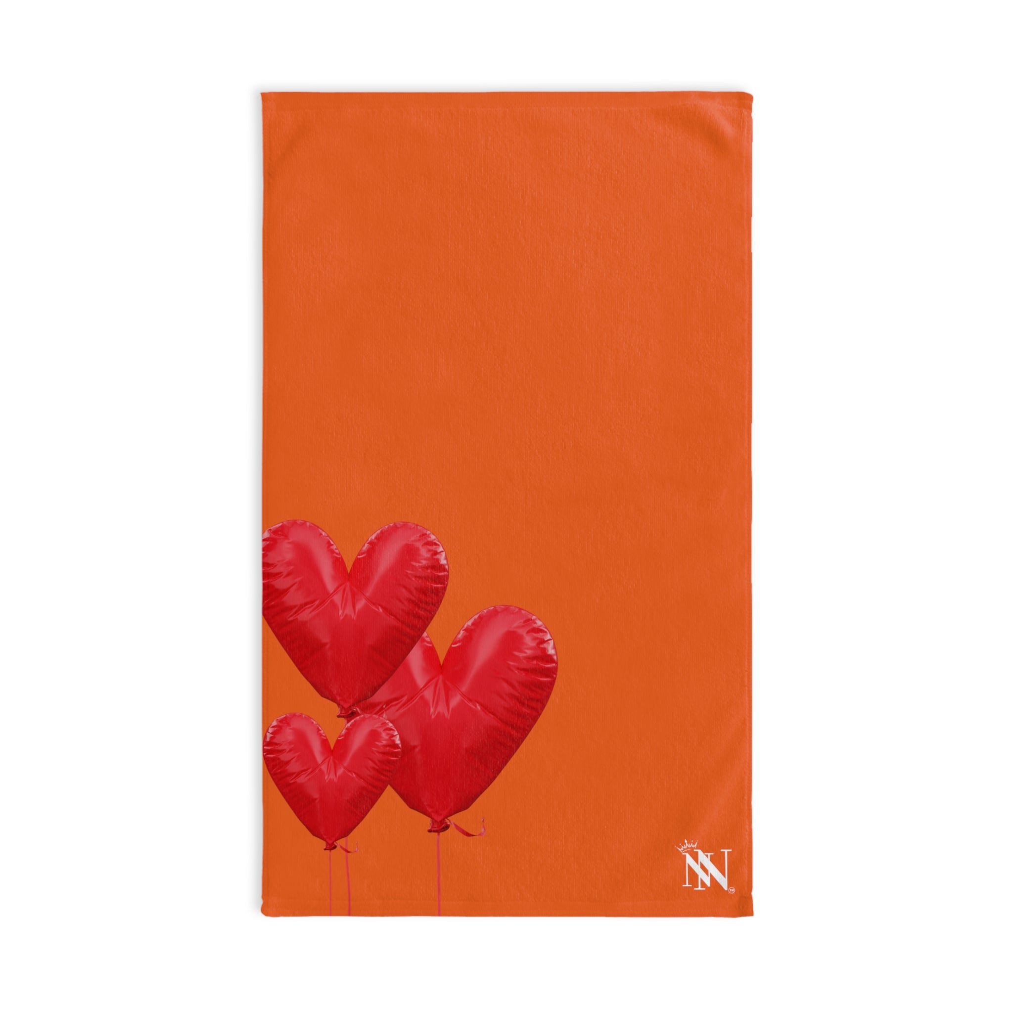 Bouquet Red Heart Orange | Funny Gifts for Men - Gifts for Him - Birthday Gifts for Men, Him, Husband, Boyfriend, New Couple Gifts, Fathers & Valentines Day Gifts, Hand Towels NECTAR NAPKINS