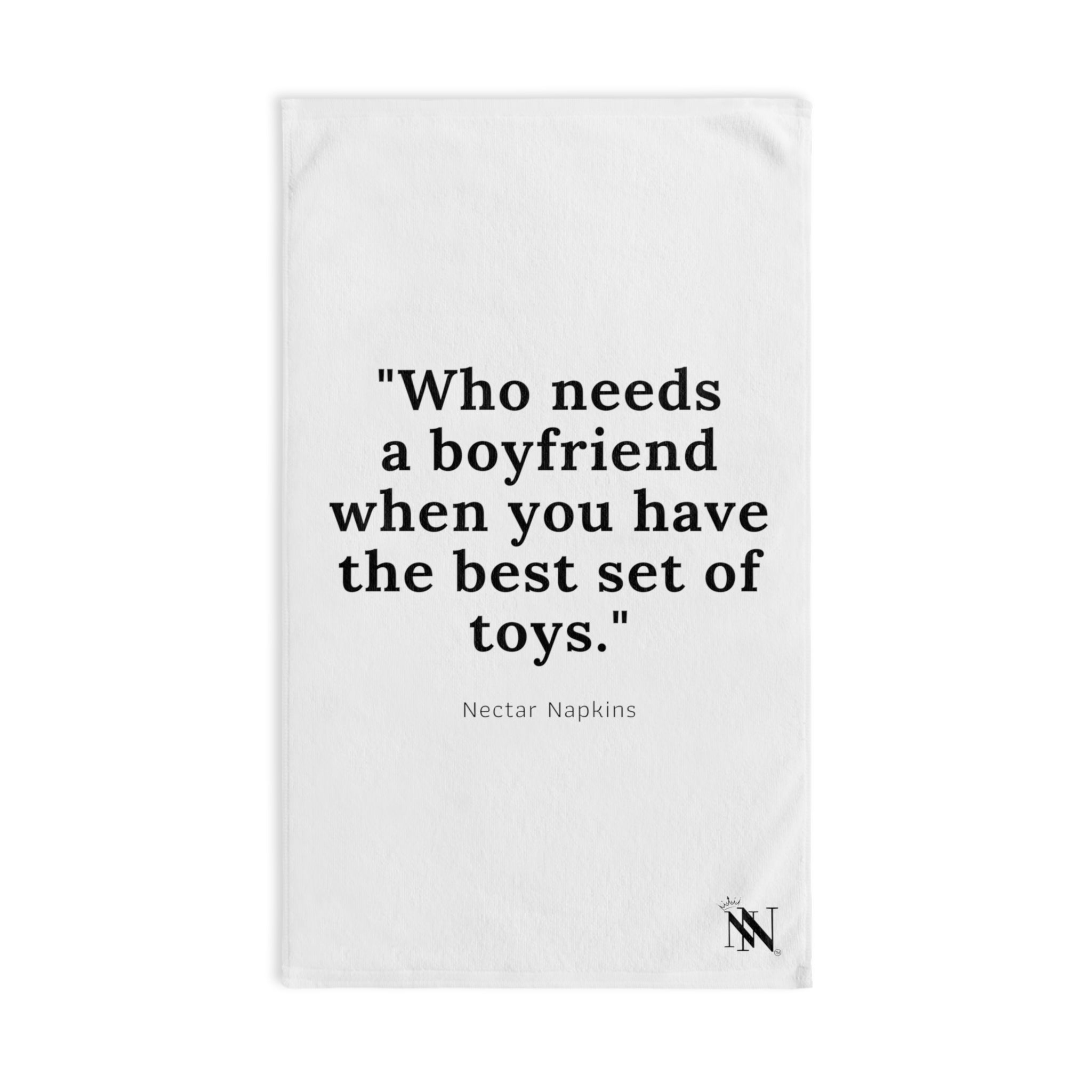 Boyfriend Toys White | Funny Gifts for Men - Gifts for Him - Birthday Gifts for Men, Him, Her, Husband, Boyfriend, Girlfriend, New Couple Gifts, Fathers & Valentines Day Gifts, Christmas Gifts NECTAR NAPKINS