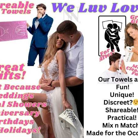 Bridal Gown Black | Sexy Gifts for Boyfriend, Funny Towel Romantic Gift for Wedding Couple Fiance First Year 2nd Anniversary Valentines, Party Gag Gifts, Joke Humor Cloth for Husband Men BF NECTAR NAPKINS