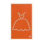 Bridal Gown Orange | Funny Gifts for Men - Gifts for Him - Birthday Gifts for Men, Him, Husband, Boyfriend, New Couple Gifts, Fathers & Valentines Day Gifts, Hand Towels NECTAR NAPKINS