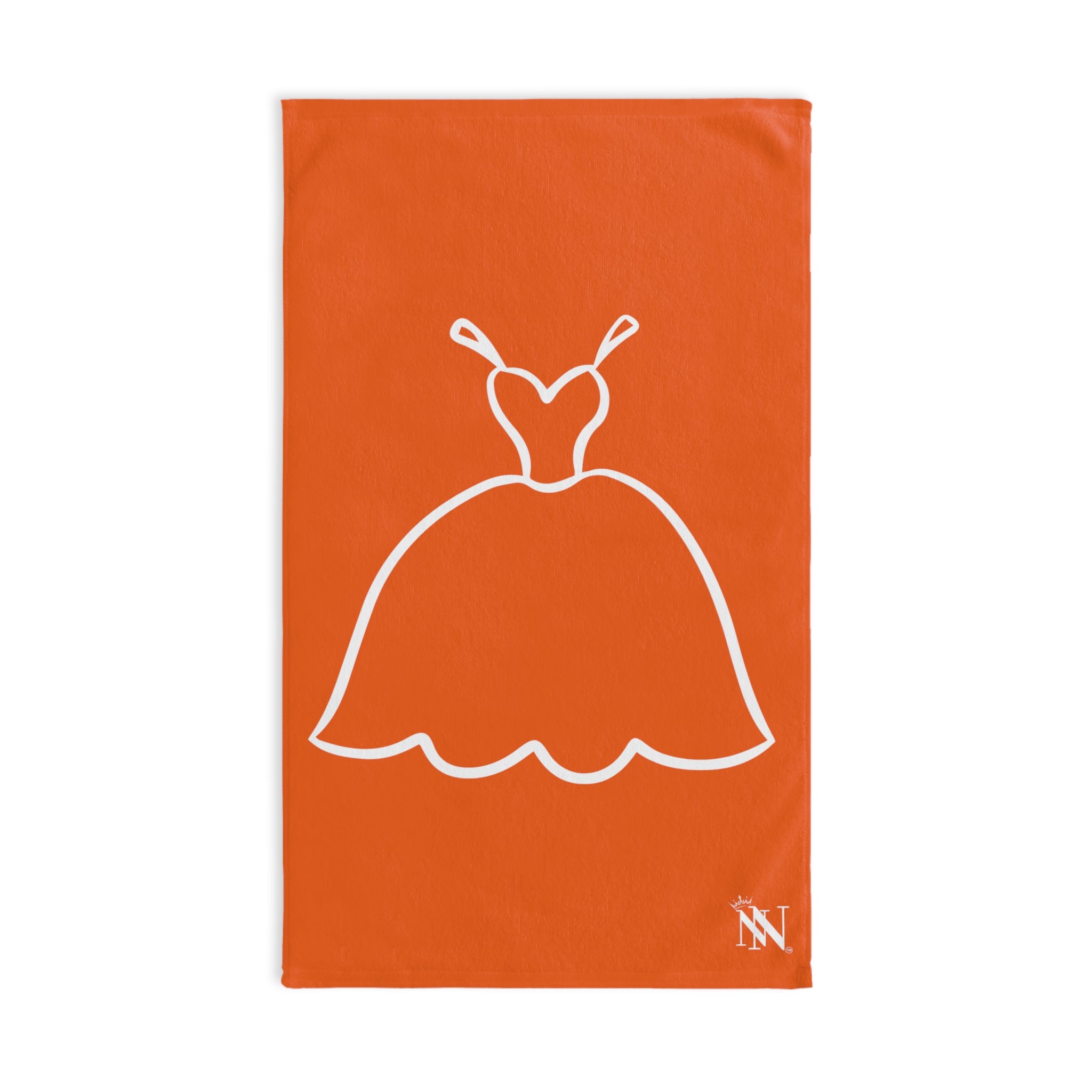 Bridal Gown Orange | Funny Gifts for Men - Gifts for Him - Birthday Gifts for Men, Him, Husband, Boyfriend, New Couple Gifts, Fathers & Valentines Day Gifts, Hand Towels NECTAR NAPKINS