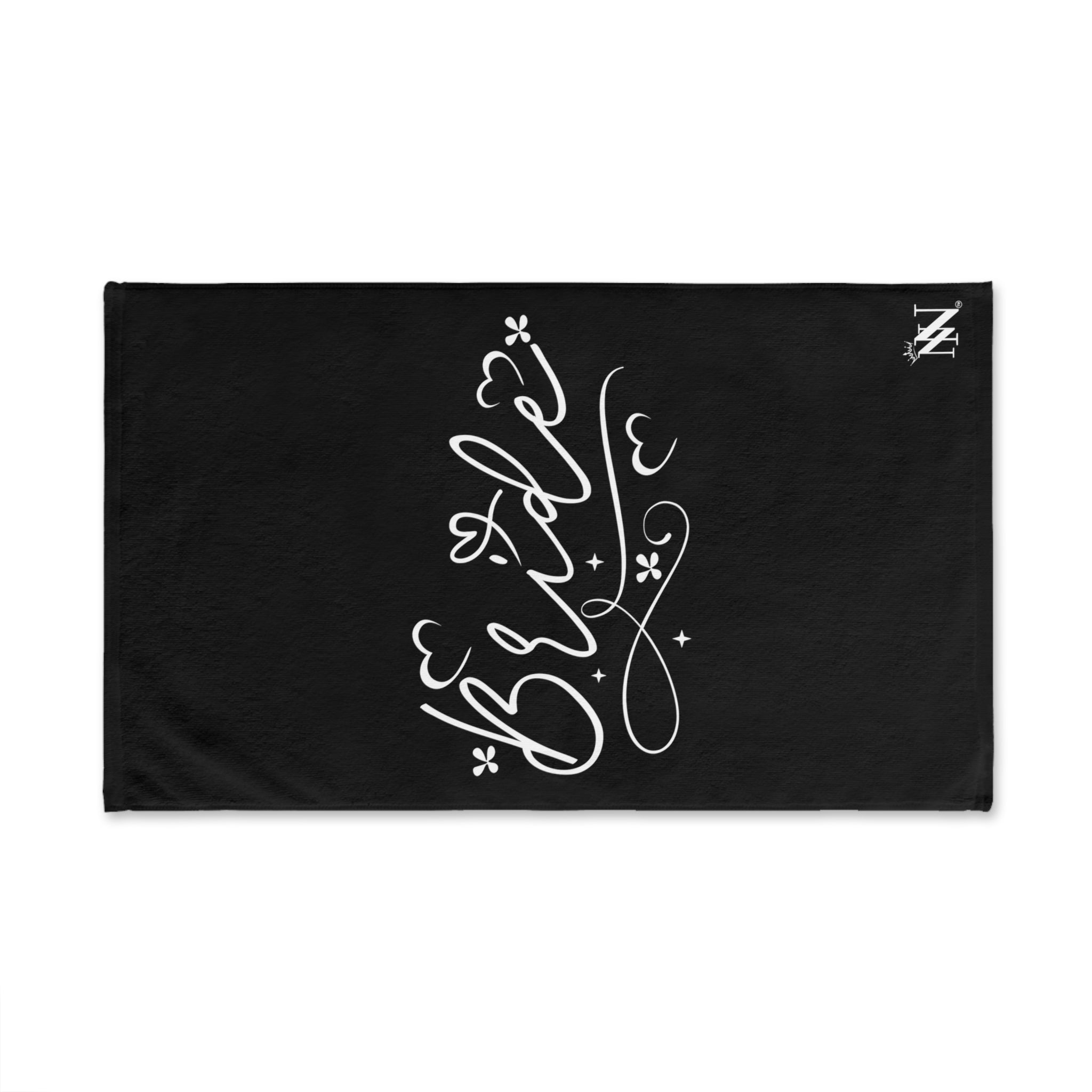 Bridal Heart Script Black | Sexy Gifts for Boyfriend, Funny Towel Romantic Gift for Wedding Couple Fiance First Year 2nd Anniversary Valentines, Party Gag Gifts, Joke Humor Cloth for Husband Men BF NECTAR NAPKINS