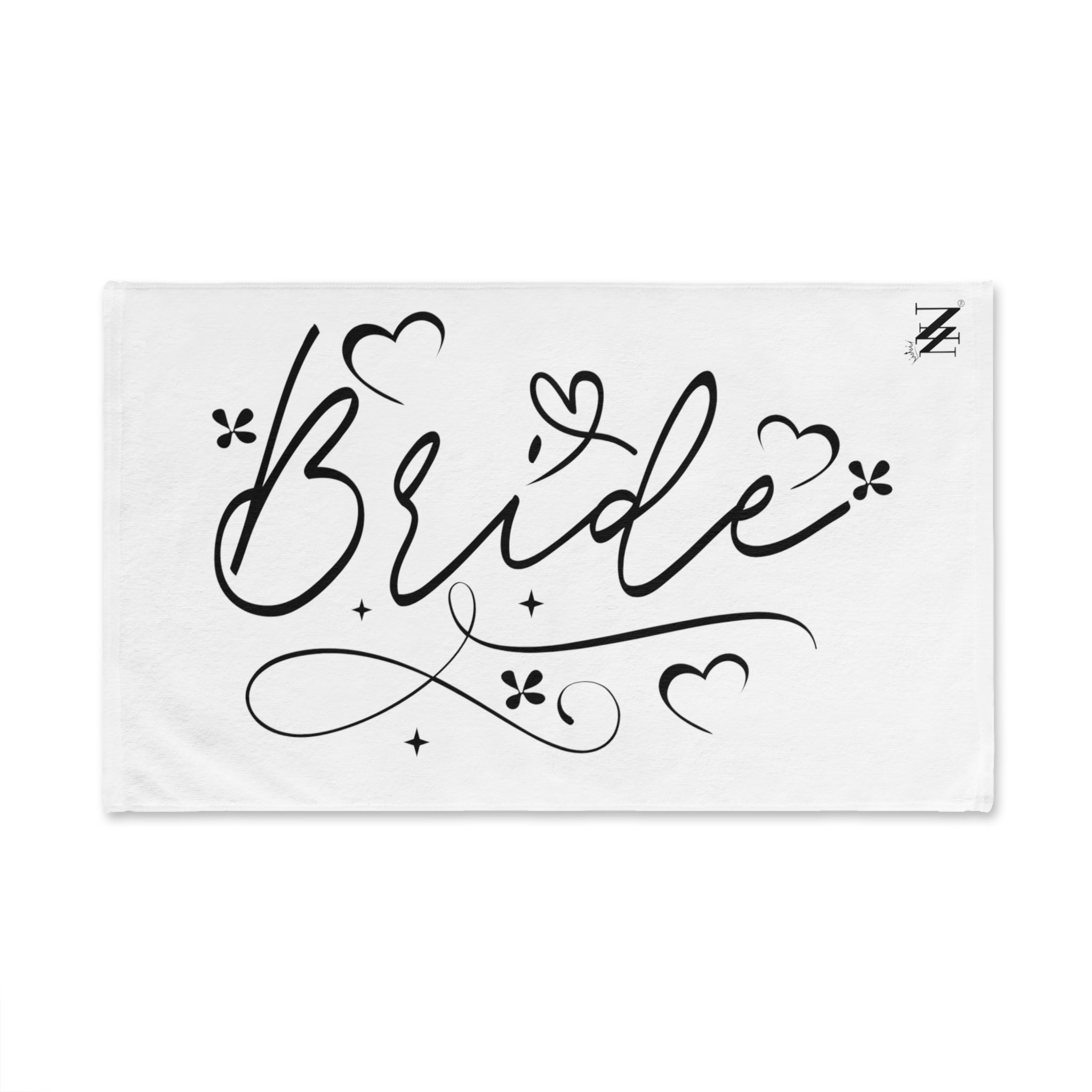 Bride Script Heart  White | Funny Gifts for Men - Gifts for Him - Birthday Gifts for Men, Him, Her, Husband, Boyfriend, Girlfriend, New Couple Gifts, Fathers & Valentines Day Gifts, Christmas Gifts NECTAR NAPKINS