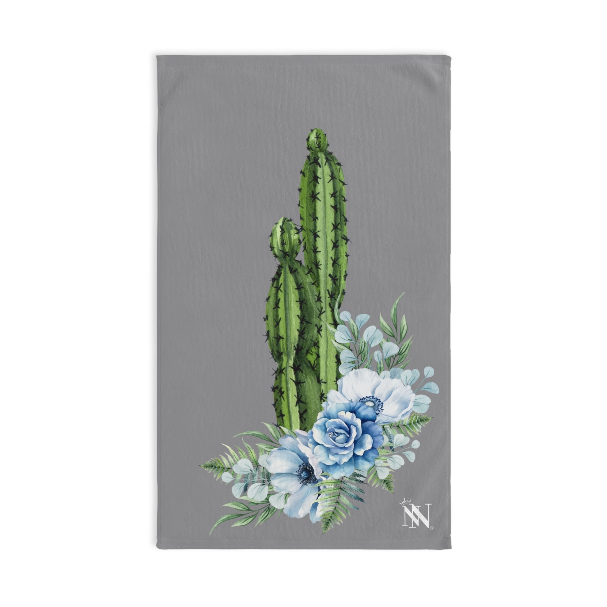 Cactus Rose Vows Grey | Anniversary Wedding, Christmas, Valentines Day, Birthday Gifts for Him, Her, Romantic Gifts for Wife, Girlfriend, Couples Gifts for Boyfriend, Husband NECTAR NAPKINS