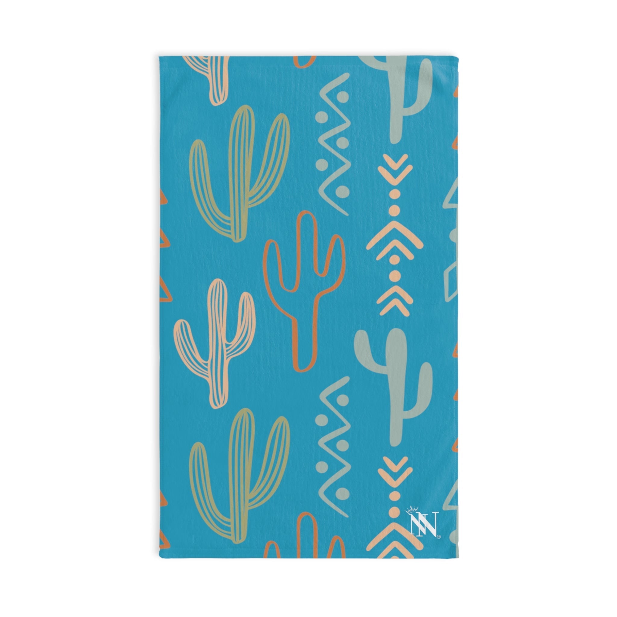 Cactus Western Teal | Novelty Gifts for Boyfriend, Funny Towel Romantic Gift for Wedding Couple Fiance First Year Anniversary Valentines, Party Gag Gifts, Joke Humor Cloth for Husband Men BF NECTAR NAPKINS