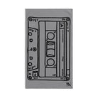 Cassette Black 80s Grey | Anniversary Wedding, Christmas, Valentines Day, Birthday Gifts for Him, Her, Romantic Gifts for Wife, Girlfriend, Couples Gifts for Boyfriend, Husband NECTAR NAPKINS