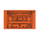 Cassette Black 80s Orange | Funny Gifts for Men - Gifts for Him - Birthday Gifts for Men, Him, Husband, Boyfriend, New Couple Gifts, Fathers & Valentines Day Gifts, Hand Towels NECTAR NAPKINS