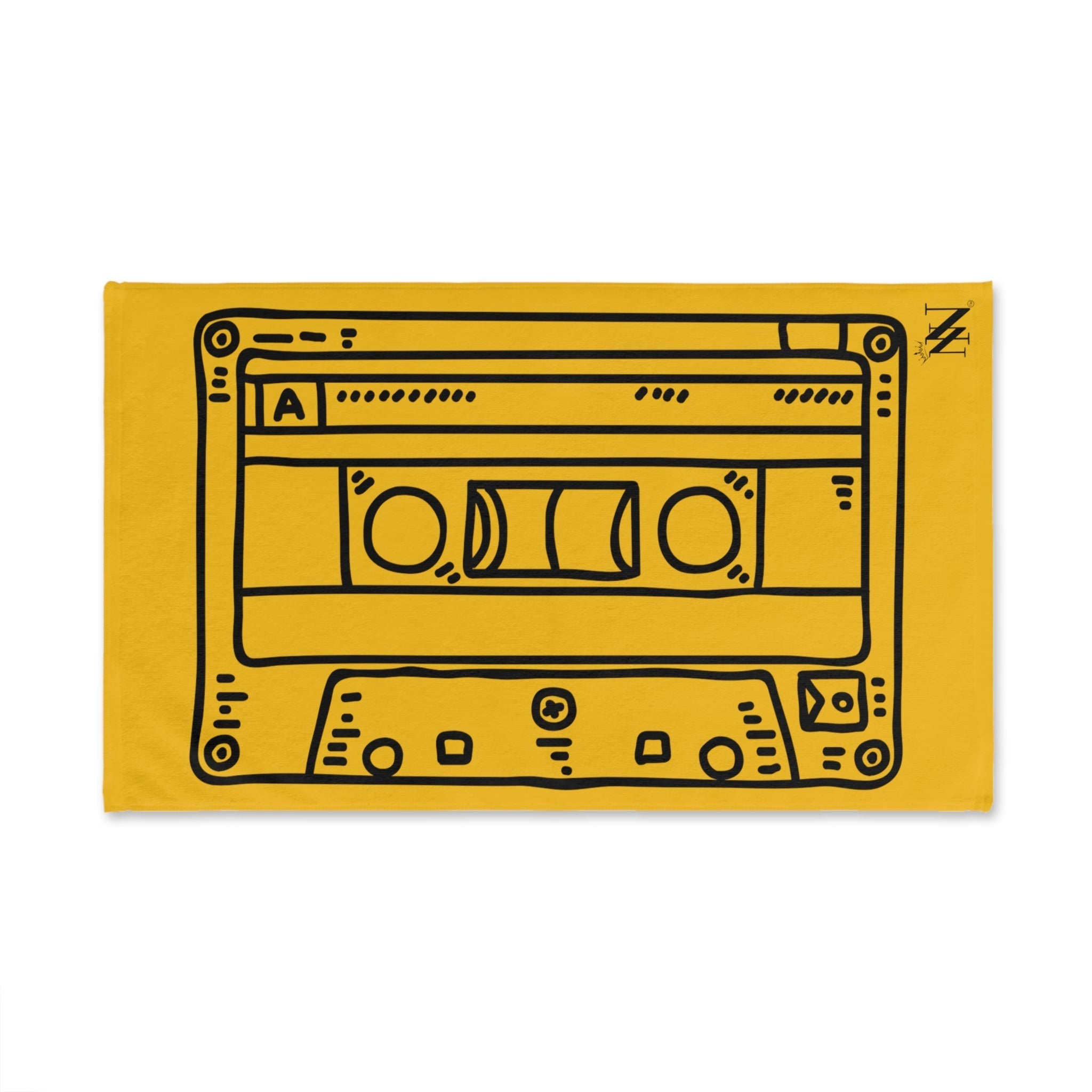 Cassette Black 80s Yellow | Funny Gifts for Men - Gifts for Him - Birthday Gifts for Men, Him, Husband, Boyfriend, New Couple Gifts, Fathers & Valentines Day Gifts, Christmas Gifts NECTAR NAPKINS