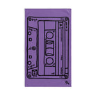 Cassette Black 80sLavendar | Funny Gifts for Men - Gifts for Him - Birthday Gifts for Men, Him, Husband, Boyfriend, New Couple Gifts, Fathers & Valentines Day Gifts, Hand Towels NECTAR NAPKINS