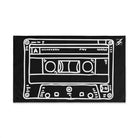 Cassette Tape 80s Black | Sexy Gifts for Boyfriend, Funny Towel Romantic Gift for Wedding Couple Fiance First Year 2nd Anniversary Valentines, Party Gag Gifts, Joke Humor Cloth for Husband Men BF NECTAR NAPKINS