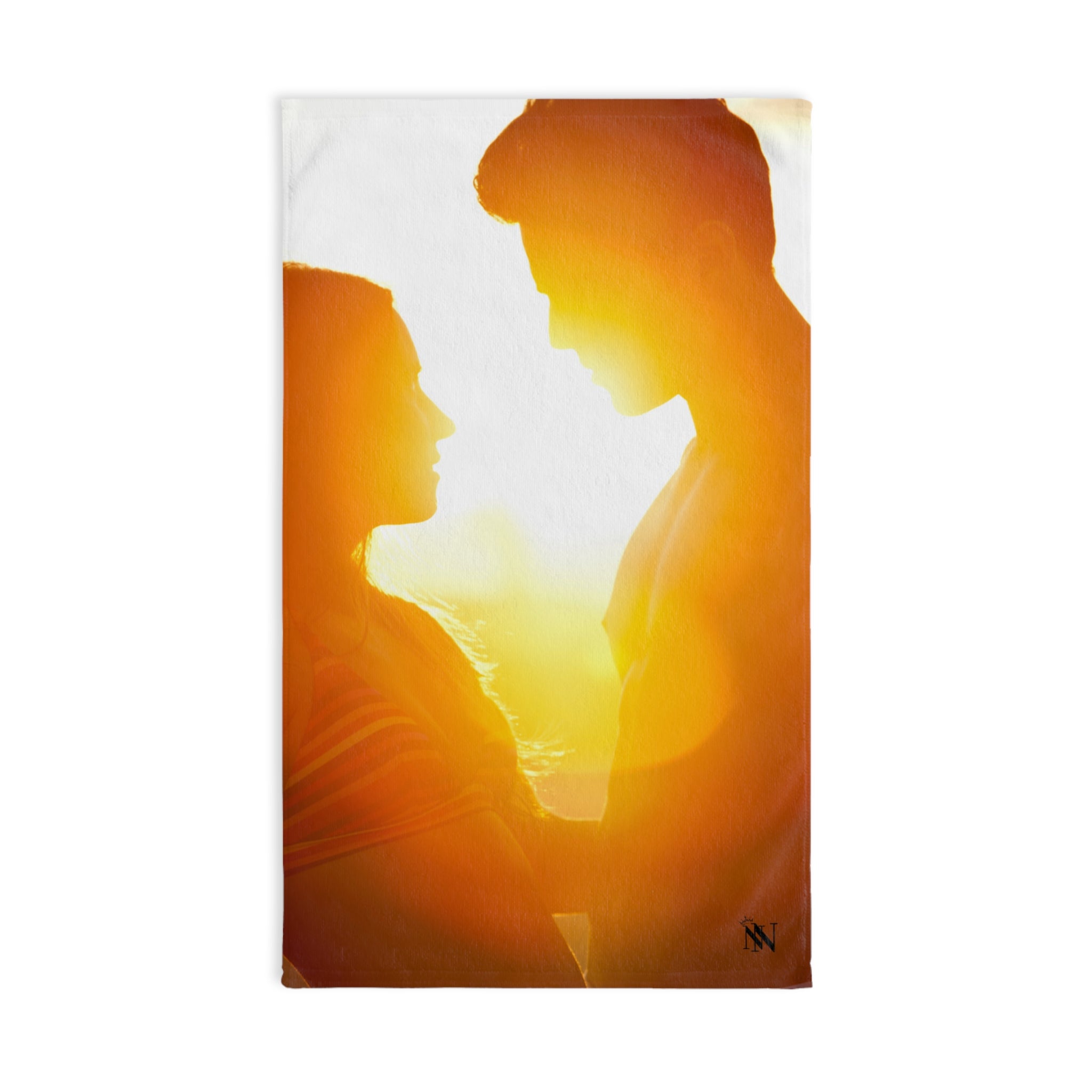 Couple Kiss Sunset 3D White | Funny Gifts for Men - Gifts for Him - Birthday Gifts for Men, Him, Her, Husband, Boyfriend, Girlfriend, New Couple Gifts, Fathers & Valentines Day Gifts, Christmas Gifts NECTAR NAPKINS
