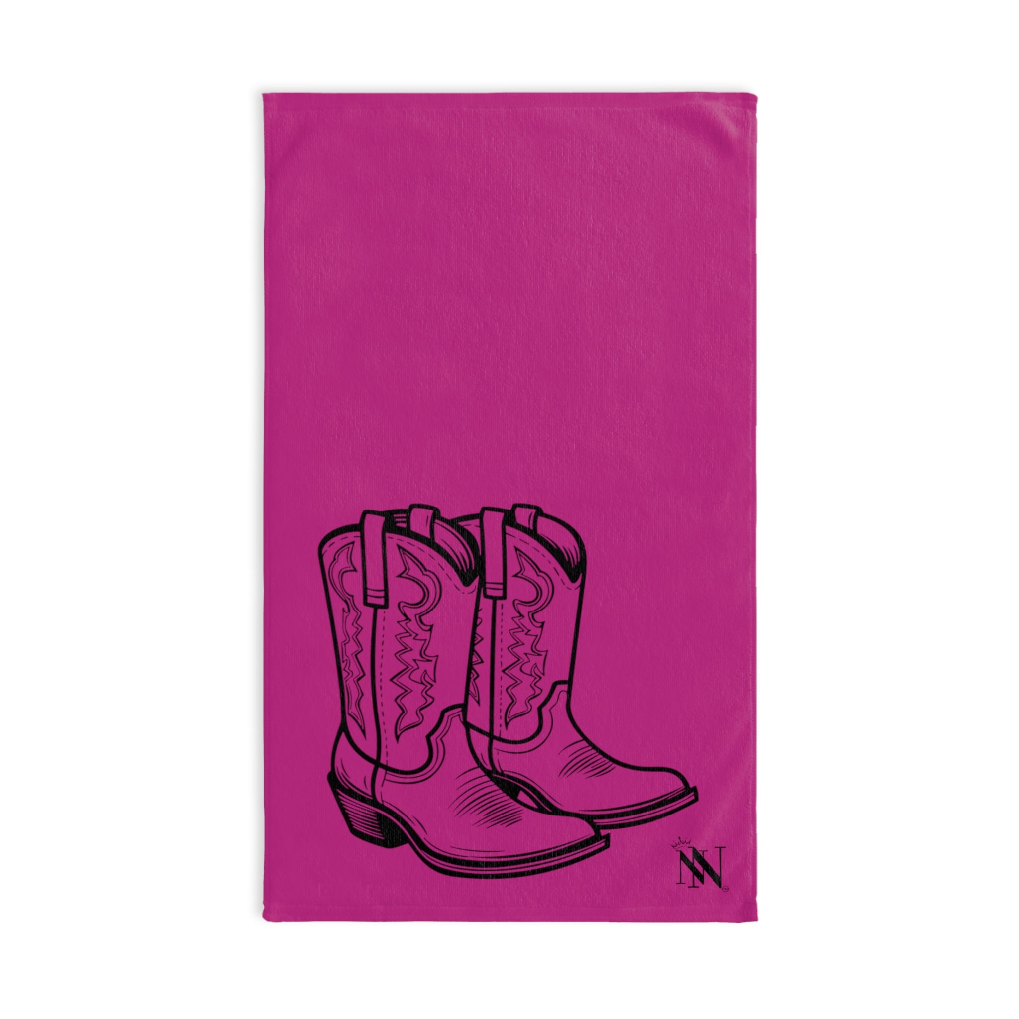 Cowboy Boots Fuscia | Funny Gifts for Men - Gifts for Him - Birthday Gifts for Men, Him, Husband, Boyfriend, New Couple Gifts, Fathers & Valentines Day Gifts, Hand Towels NECTAR NAPKINS