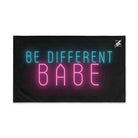 Different Babe Black | Sexy Gifts for Boyfriend, Funny Towel Romantic Gift for Wedding Couple Fiance First Year 2nd Anniversary Valentines, Party Gag Gifts, Joke Humor Cloth for Husband Men BF NECTAR NAPKINS