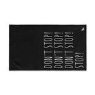 Don't Stop! Black | Sexy Gifts for Boyfriend, Funny Towel Romantic Gift for Wedding Couple Fiance First Year 2nd Anniversary Valentines, Party Gag Gifts, Joke Humor Cloth for Husband Men BF NECTAR NAPKINS