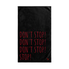 Don't Stop! Black | Sexy Gifts for Boyfriend, Funny Towel Romantic Gift for Wedding Couple Fiance First Year 2nd Anniversary Valentines, Party Gag Gifts, Joke Humor Cloth for Husband Men BF NECTAR NAPKINS