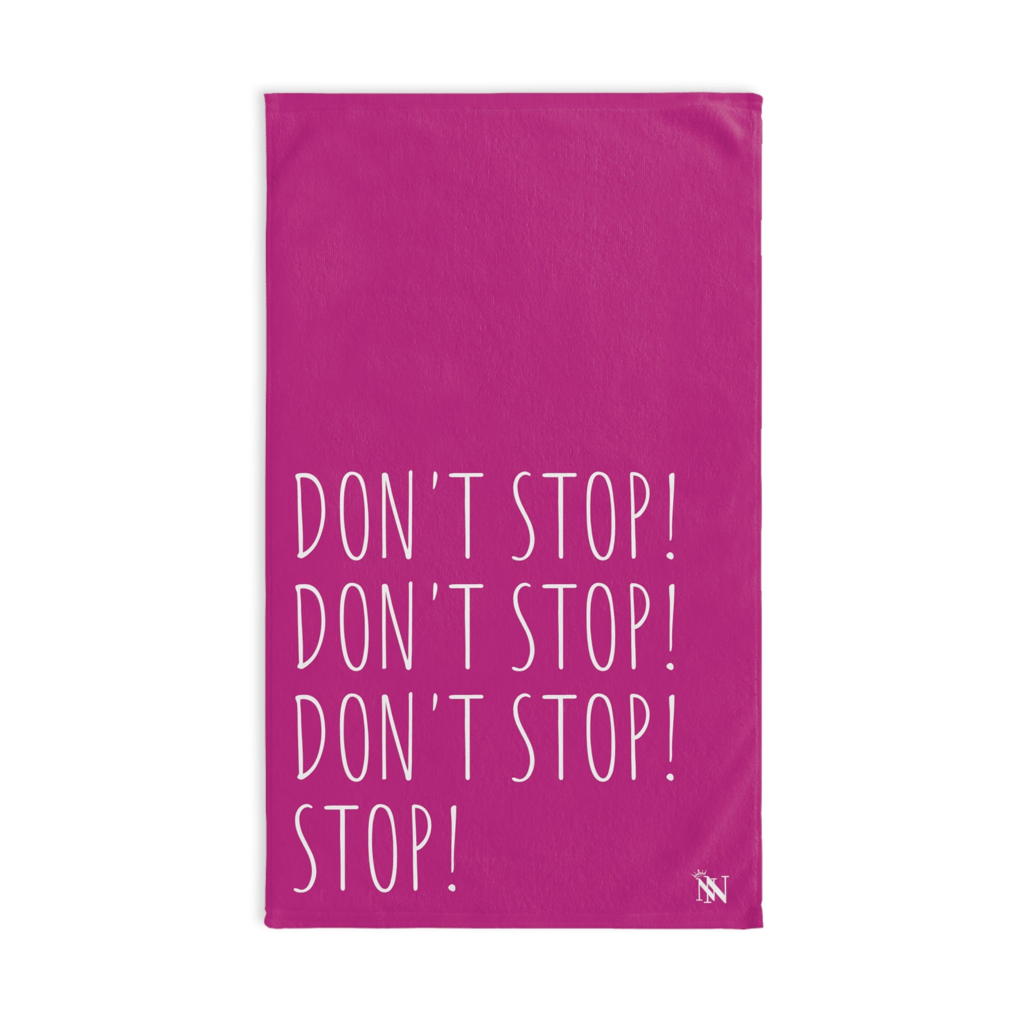 Don't Stop! Fuscia | Funny Gifts for Men - Gifts for Him - Birthday Gifts for Men, Him, Husband, Boyfriend, New Couple Gifts, Fathers & Valentines Day Gifts, Hand Towels NECTAR NAPKINS