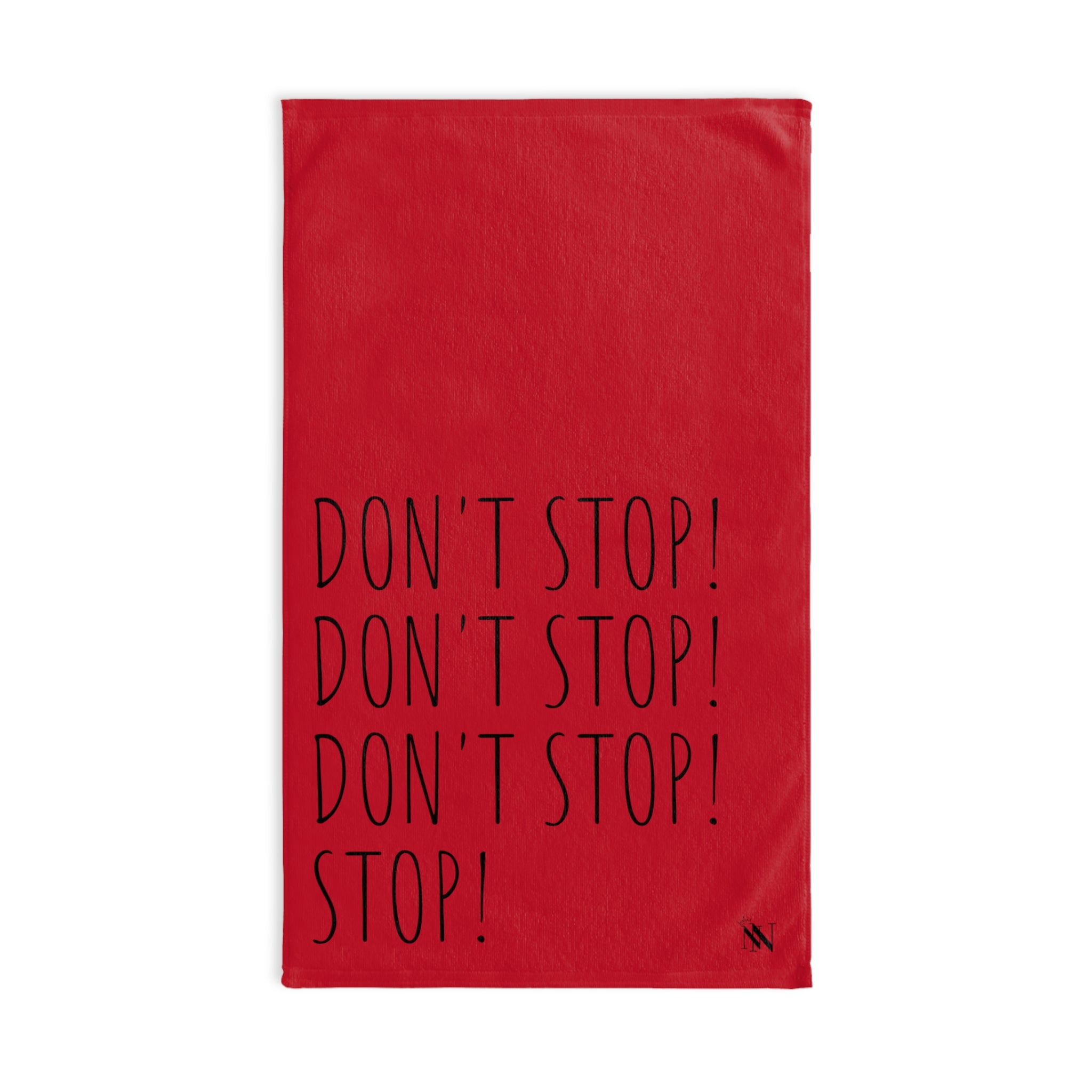 Don't Stop! Red | Sexy Gifts for Boyfriend, Funny Towel Romantic Gift for Wedding Couple Fiance First Year 2nd Anniversary Valentines, Party Gag Gifts, Joke Humor Cloth for Husband Men BF NECTAR NAPKINS