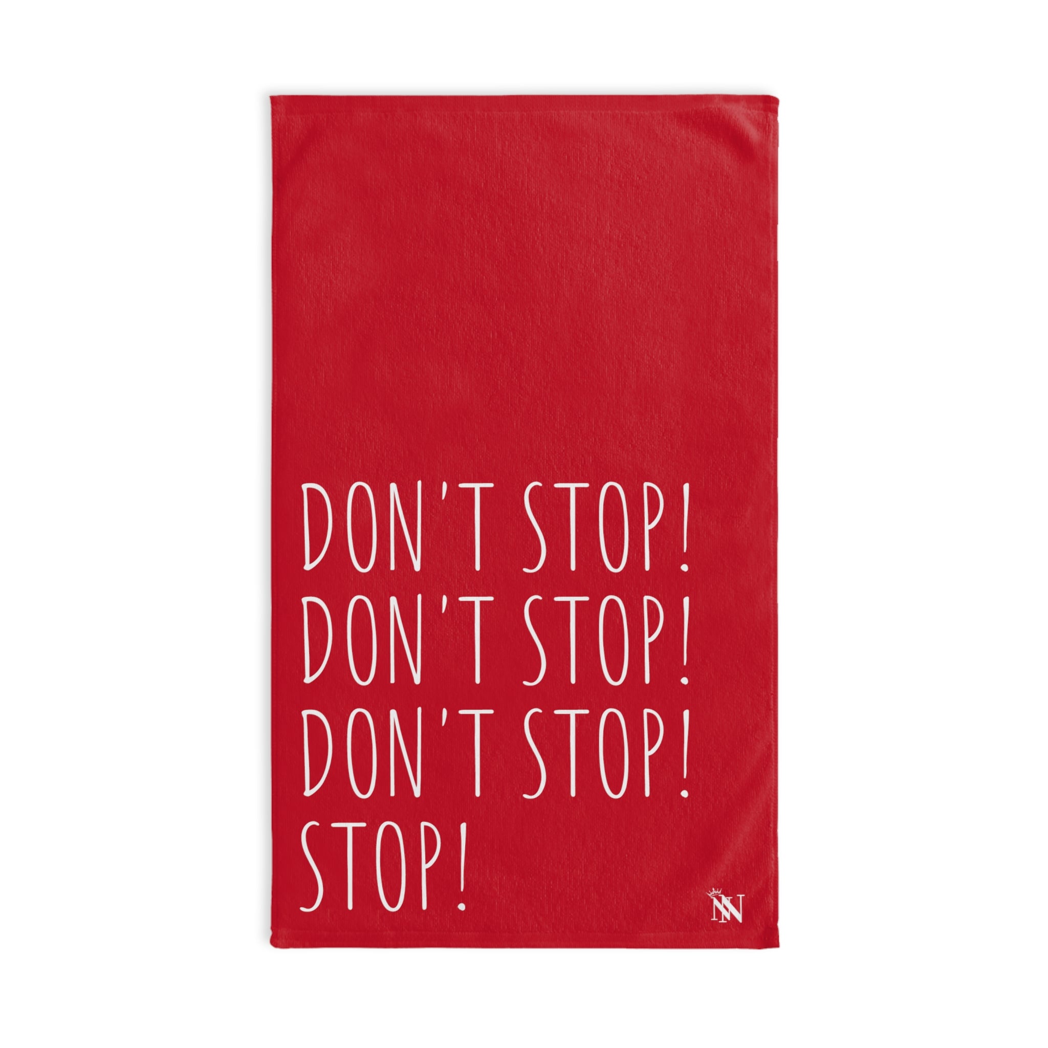 Don't Stop! Red | Sexy Gifts for Boyfriend, Funny Towel Romantic Gift for Wedding Couple Fiance First Year 2nd Anniversary Valentines, Party Gag Gifts, Joke Humor Cloth for Husband Men BF NECTAR NAPKINS