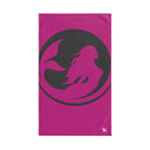 Eclipse Mermaid Sea Fuscia | Funny Gifts for Men - Gifts for Him - Birthday Gifts for Men, Him, Husband, Boyfriend, New Couple Gifts, Fathers & Valentines Day Gifts, Hand Towels NECTAR NAPKINS