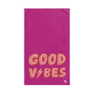 Electric Vibe Good Fuscia | Funny Gifts for Men - Gifts for Him - Birthday Gifts for Men, Him, Husband, Boyfriend, New Couple Gifts, Fathers & Valentines Day Gifts, Hand Towels NECTAR NAPKINS