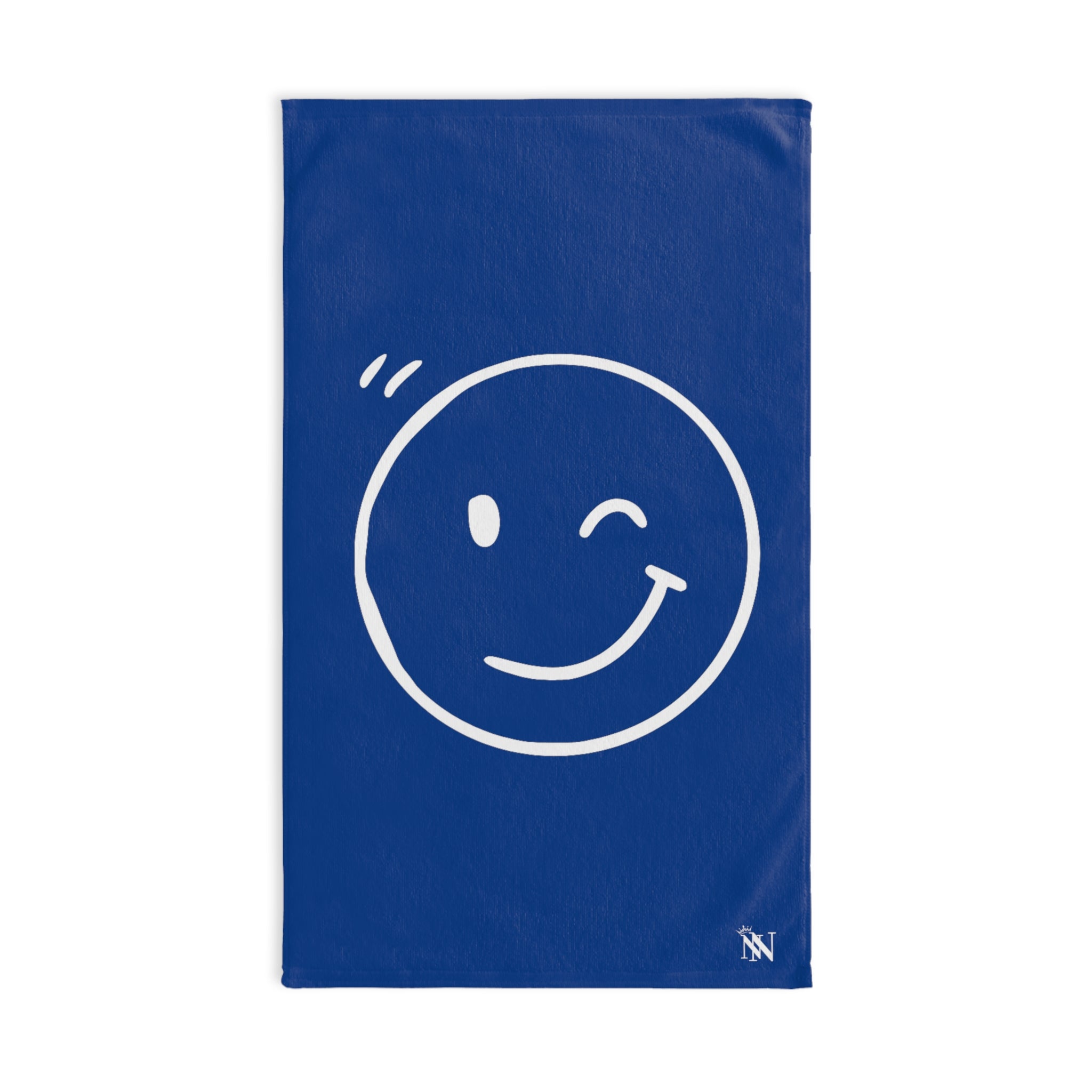 Emoji  Wink  Blue | Gifts for Boyfriend, Funny Towel Romantic Gift for Wedding Couple Fiance First Year Anniversary Valentines, Party Gag Gifts, Joke Humor Cloth for Husband Men BF NECTAR NAPKINS