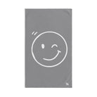 Emoji  Wink  Grey | Anniversary Wedding, Christmas, Valentines Day, Birthday Gifts for Him, Her, Romantic Gifts for Wife, Girlfriend, Couples Gifts for Boyfriend, Husband NECTAR NAPKINS
