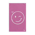 Emoji  Wink Pink | Novelty Gifts for Boyfriend, Funny Towel Romantic Gift for Wedding Couple Fiance First Year Anniversary Valentines, Party Gag Gifts, Joke Humor Cloth for Husband Men BF NECTAR NAPKINS