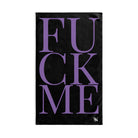 F*ck Me Lavendar Black | Sexy Gifts for Boyfriend, Funny Towel Romantic Gift for Wedding Couple Fiance First Year 2nd Anniversary Valentines, Party Gag Gifts, Joke Humor Cloth for Husband Men BF NECTAR NAPKINS