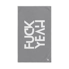 F*ck  White Yes YeahGrey | Anniversary Wedding, Christmas, Valentines Day, Birthday Gifts for Him, Her, Romantic Gifts for Wife, Girlfriend, Couples Gifts for Boyfriend, Husband NECTAR NAPKINS
